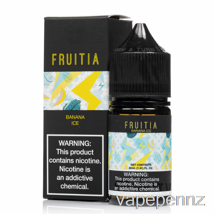 Banana Ice - Fruitia Salts - 30mL 50mg VAPE NZ